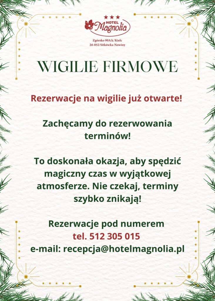 WIGILIE FIRMOWE