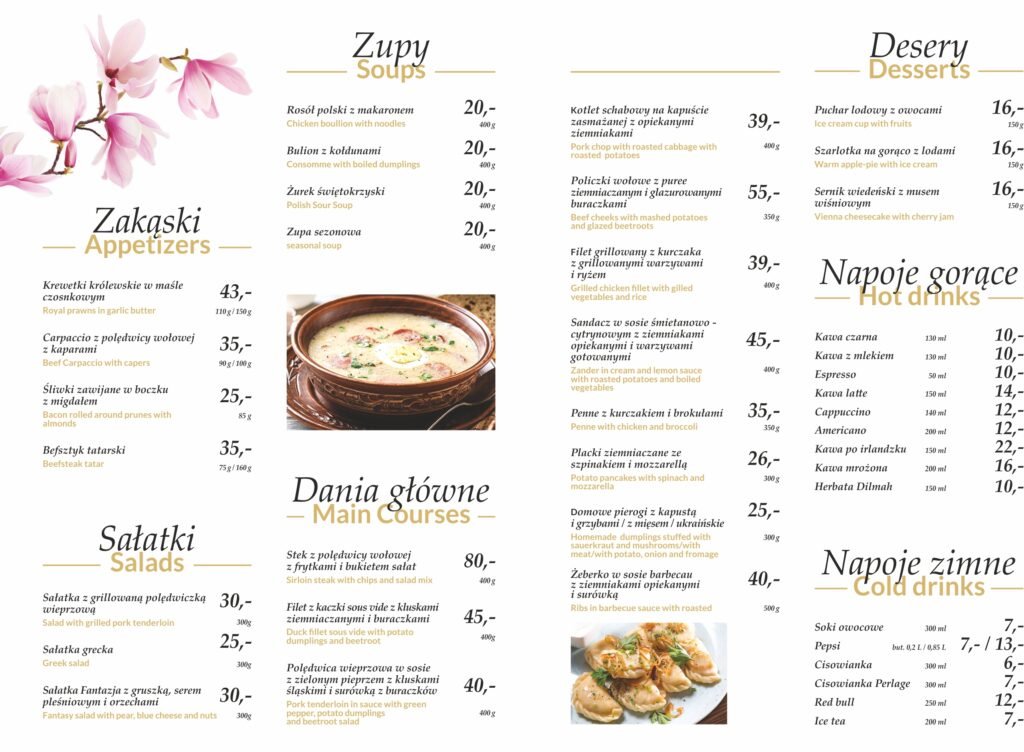 KARTA MENU